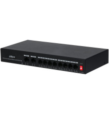 Коммутатор Dahua DH-PFS3010-8ET-65, 8-портовый, 8PoE