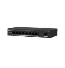 Коммутатор Dahua DH-PFS3009-8ET1GT-96, 8-портовый, 8PoE, неуправляемый