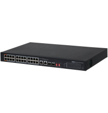 Коммутатор Dahua DH-PFS3218-16ET-135, 16-портовый, 16РоЕ, неуправляемый