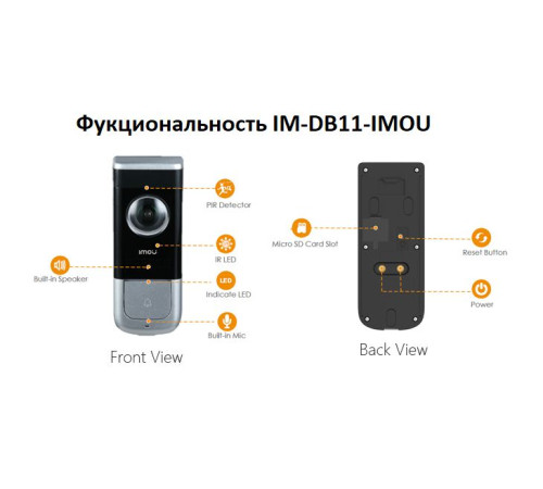 Звонок дверной IMOU DB11-imou