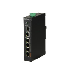 Коммутатор Dahua DH-PFS3106-4ET-60, защищенный, 4-портовый, PoE, неуправляемый
