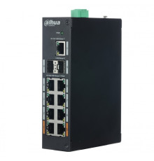 Коммутатор Dahua DH-PFS3211-8GT-120, защищенный, 11-портовый, гигабитный, 8PoE, неуправляемый