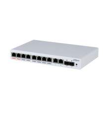 Коммутатор Dahua DH-PFS4212-8GT-96, 12-портовый, гигабитный, 8PoE, управляемый