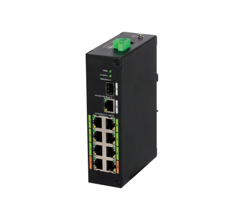 Коммутатор Dahua DH-LR2110-8ET-120, 8-портовый, ePoE, неуправляемый