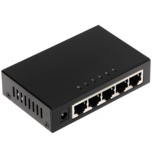 Коммутатор Dahua DH-PFS3005-5GT, 5 портовый, неуправляемый
