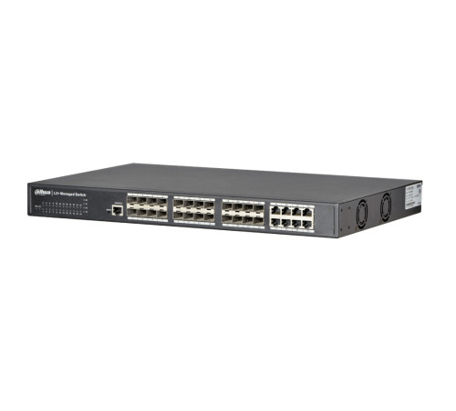 Коммутатор Dahua DH-PFS5924-24X, 24-портовый, управляемый, уровня L2+