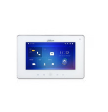 Монитор видеодомофона IP Dahua DH-VTH5221DW-C, 7 дюймовый, белый, разрешение 1024x600