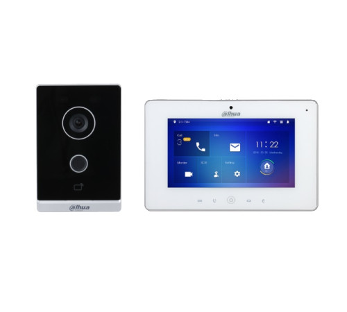 Комплект Dahua DHI-KTW01, DHI-VTO2211G-WP+DH-DH-VTH5241DW