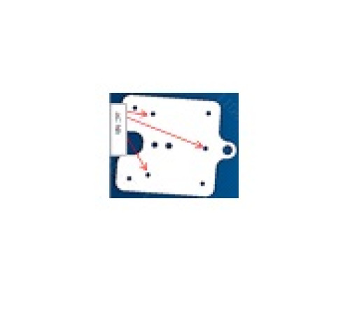 Монтажная пластина Dahua DHI-ITC-JP, для установки устройства измерения скорости на штативе