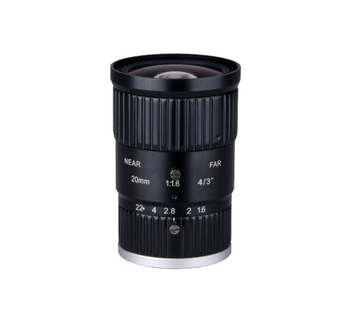 Объектив Dahua DH-PFL20-J10M, 20мм, 10Мп, F1.6-22, тип крепления - С