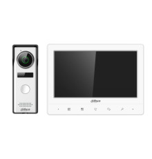 Комплект Dahua DHI-KTA02, DHI-DH-VTH1020J+DHI-VTO1000J, 7-дюймовый TFT-экран