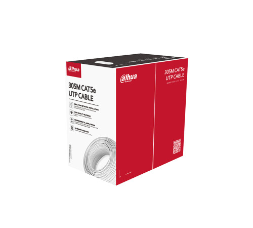 Сетевой кабель Dahua DH-PFM920I-5EU-U, UTP, кат.5e, 305м, PoE