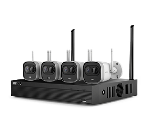 Комплект IMOU v KIT/DHI-NVR1104HS-W-S2/4-G26E, 4-х канальный PoE DHI-NVR + IPC-G26EP-0280B, f=2.8 мм х 4шт