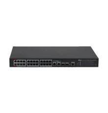 Коммутатор Dahua DH-PFS4226-24GT2GF-360, 24-портовый, гигабитный, управляемый, с PoE, уровень L2
