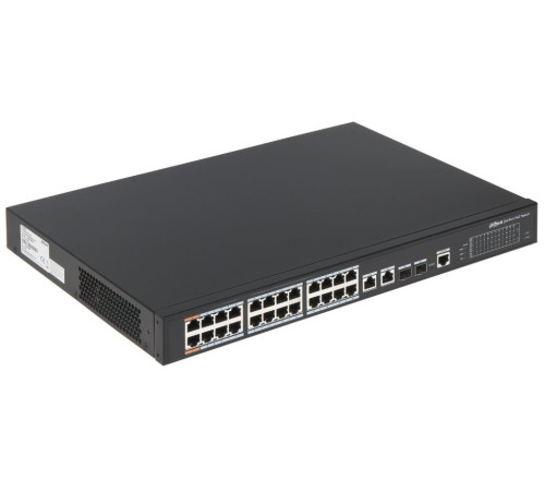 Коммутатор Dahua DH-PFS4226-24ET-360, 24-портовый, 24РоЕ, управляемый, уровня L2