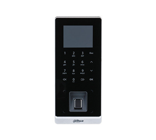 Биометрический RFID Dahua DHI-ASI2212H-DW, влагозащищенный, автономный, с клавиатурой,  Wi-Fi