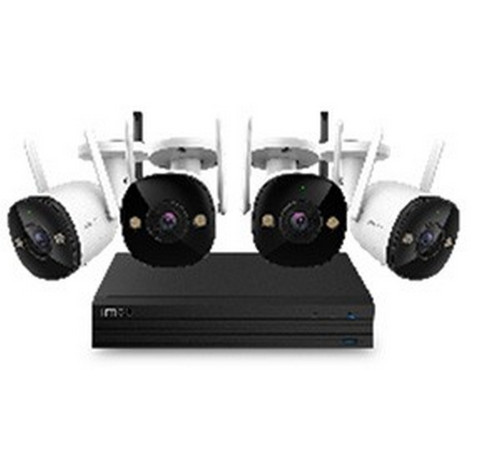 Комплект Imou-KIT/NVR1104HS-W-S2-CE-1T/4-F22FEP-D-0280B, 4-х канальный NVR1104HS-W-S2-CE-Imou + IPC-F22FEP-0280B-imou, 2Мп, f=2.8мм
