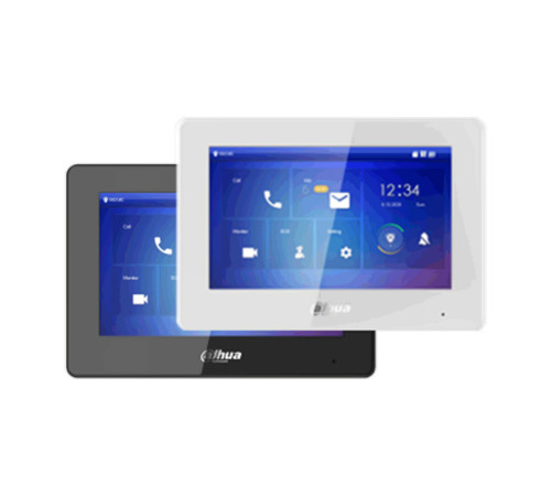 Монитор видеодомофона IP Dahua DHI-VTH5421HW-W, 7 дюймовый, разрешение 1024x600