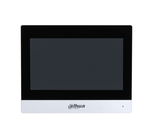 Монитор видеодомофона IP Dahua DHI-VTH8621KMS-WP, 7 дюймовый, WiFi, серебрянный, разрешение 1024x600