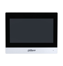 Монитор видеодомофона IP Dahua DHI-VTH8A21KMS-W, 7 дюймовый, WiFi, серебрянный, разрешение 1024x600