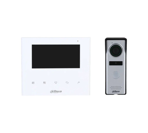 Комплект Dahua DHI-KTA04, DHI-VTH1010J+DHI-VTO1000J, 4.3 дюймовый TFT-экран
