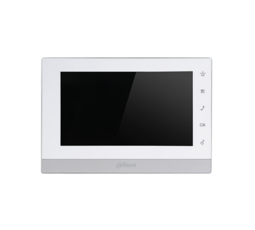 Монитор видеодомофона IP Dahua DHI-VTH1550CH-S2, 7 дюймовый, белый, разрешение 800х480