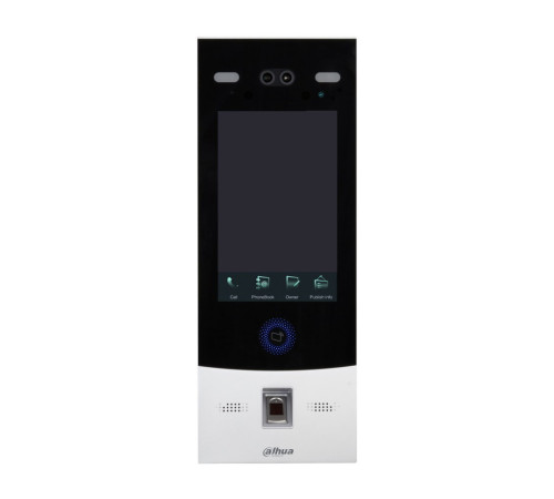 Вызывная панель Dahua DHI-VTO7541G-S2, 2мп, CMOS сенсор, емкостный сенсорный IPS экран с диагональю 8 дюймов