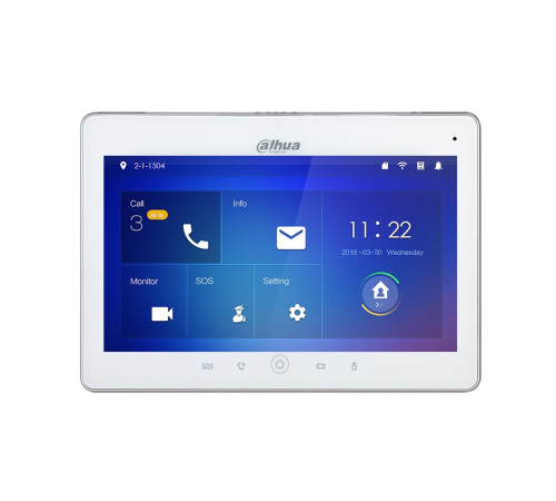 Монитор видеодомофона IP Dahua DHI-VTH5241DW-S2, 10 дюймовый,  разрешение 1024x600