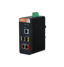 Коммутатор Dahua DH-IS4204-2GT-120, 4-портовый, промышленный, гигабитный, PoE, управляемый