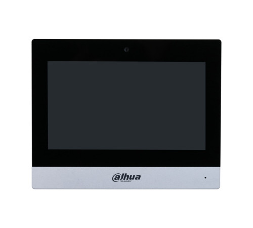 Монитор видеодомофона IP Dahua DHI-VTH8A21KMS-CW, 7 дюймовый, WiFi, с камероой, серебрянный, разрешение 1024x600
