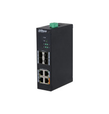Коммутатор Dahua DH-HS4408-4ET-60, РоЕ, 8-портовый, управляемый