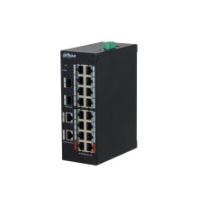 Коммутатор Dahua DH-HS3220-16GT-190, РоЕ, 20-портовый, управляемый