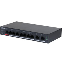 Коммутатор Dahua DH-CS4010-8ET-110, 8-портовый, РоЕ