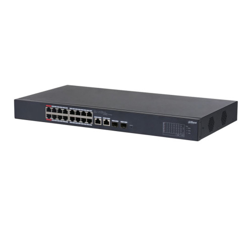Коммутатор Dahua DH-CS4218-16ET-190, 16-портовый, РоЕ
