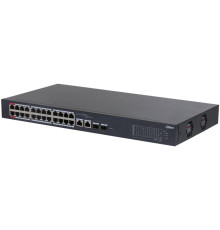 Коммутатор Dahua DH-CS4226-24ET-240, 24-портовый, РоЕ