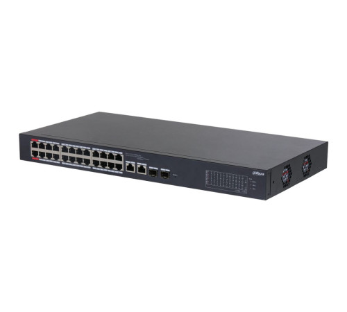 Коммутатор Dahua DH-CS4226-24ET-240, 24-портовый, РоЕ
