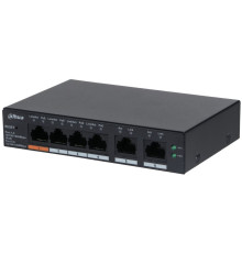 Коммутатор Dahua DH-CS4006-4GT-60, 4-портовый, РоЕ