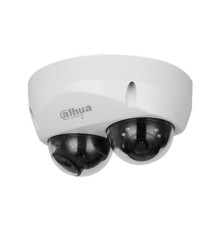 Купольная 2х IP-видеокамера Dahua DH-IPC-HDBW2449FP-AS-E2-IL-0280B, 4Мп, f=2.8мм + 4Мп, f=2.8мм
