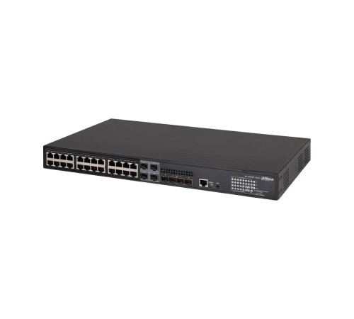 Коммутатор Dahua DH-AS5500-24GT4XF-370, 28-портовый, управляемый, c PoE
