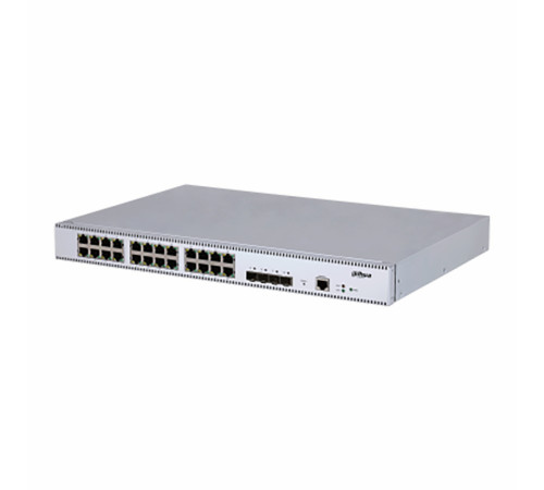 Коммутатор Dahua DH-S5428-24GT4XF-360, 28-портовый, управляемый, c PoE
