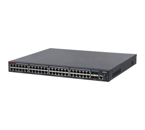 Коммутатор Dahua DH-S5452-48GT4XF-400, 52-портовый, управляемый, c PoE