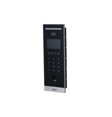 Вызывная панель Dahua DHI-VTO6541H-S2, c распознаванием лиц, отпечатков пальцев и сенсорной клавиатурой