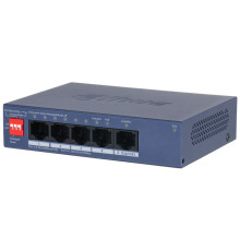 Коммутатор Dahua DH-CS4005-4ET1GT-36, 4-портовый, РоЕ