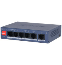 Коммутатор Dahua DH-CS4006-4GT-36, 4-портовый, РоЕ