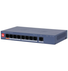 Коммутатор Dahua DH-CS4009-8ET1GT-60, 8-портовый, РоЕ