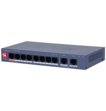 Коммутатор Dahua DH-CS4010-8ET2GT-60, 8-портовый, РоЕ