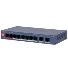 Коммутатор Dahua DH-CS4010-8ET2GT-110, 8-портовый, РоЕ