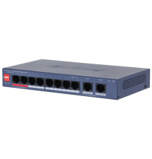 Коммутатор Dahua DH-CS4010-8GT-110-V2, 8-портовый, РоЕ
