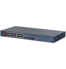 Коммутатор Dahua DH-CS4228-24GT-375-V2, 24-портовый, РоЕ