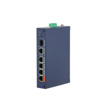Коммутатор Dahua DH-CHS4106-4ET-60, 4-портовый, РоЕ